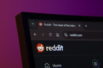 Dhaka, Bangladesh- 02 June 2025: Close-up of a computer screen displaying the Reddit web interface