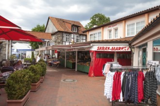 Rinne passage, Rinnesches Haus, Kornmarkt market place, Osterode am Harz, Germany