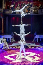 Artists at the 21st Original Roncalli Christmas Circus Berlin in Berlin's Tempodrom on 19.12.2025