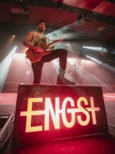 Guitarist Ramin Tehrani from Engst live on 10-year anniversary tour tour at Berlin's Astra