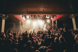 Singer Matthias Engst, bassist Chris Wendel, drummer Yuri Cernovolov and guitarist Ramin Tehrani