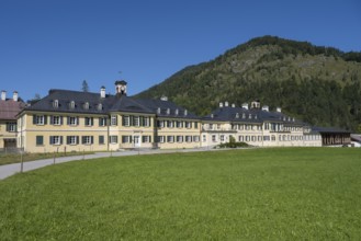 Neues Bad, Hans Seidel Foundation Building, Wildbad Kreuth, Tegernsee Valley, Upper Bavaria,
