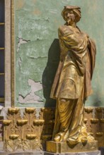 Golden sculptures as façade decoration from the Chinese House, Sanssouci Park, Potsdam
