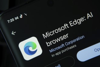 Dhaka, Bangladesh- 27 July 2025: Screen displaying Microsoft Edge app with open and uninstall