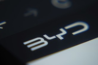 Dhaka, Bangladesh- 02 Dec 2025: A Close-up of a laptop screen is displaying the BYD web interface