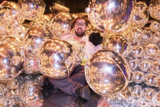Steven Preisner at the opening of Bubble Planet - The Adventure Museum for All Senses at Arena