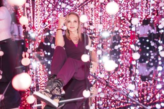 Regina Halmich at the opening of Bubble Planet - The Adventure Museum for All Senses at Arena