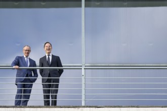 Friedrich Merz (Chancellor of the Federal Republic of Germany, CDU) and Mark Rutte (Secretary
