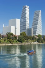 Roche Tower on the Rhine in Basel