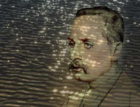 Portrait of Rainer Maria Rilke, 1875 – 1926, Austrian poet and novelist, based on a sketch by Emil