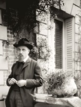 Portrait of Rainer Maria Rilke, 1875 – 1926, Austrian poet and novelist, based on a photograph by