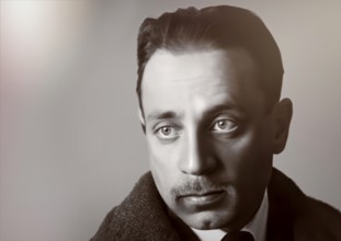 Portrait of Rainer Maria Rilke, 1875 – 1926, Austrian poet and novelist, digitally edited