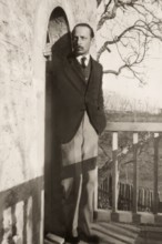 Rainer Maria Rilke, 1875 – 1926, Austrian poet and novelist, château de Muzot, 1921, digitally