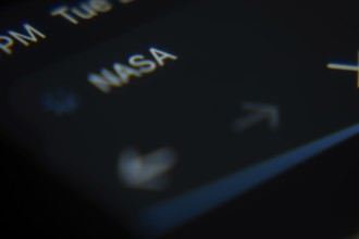 Dhaka, Bangladesh- 02 Dec 2025: A Close-up of a laptop screen is displaying the NASA web interface