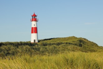 Lighthouse List-Ost am Ellenbogen on the island of Sylt, Germany