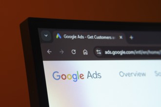 Dhaka, Bangladesh- 02 June 2025: Close-up of a computer screen displaying the Google Ads web