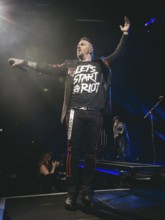 Singer Adam Gontier from Three Days Grace live on tour 25 at Berlin's Tempodrom on 19.11.2025