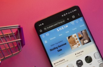 Dhaka, Bangladesh- 23 June 2025: A smartphone displaying the SHEIN website with a shopping cart is