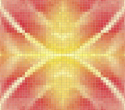 Mosaic art abstract vector pattern