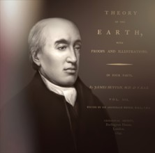 Portrait of James Hutton, 1726 – 1797, Scottish geologist, agriculturalist, chemical manufacturer,