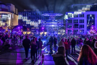 The 10th Essen Light Festival, in the city centre, second largest light art festival in Germany,