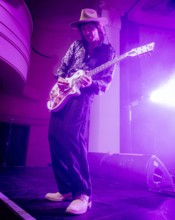 Singer Justin Hawkins from The Darkness live on Dreams On Toast Tour at Metropol Berlin on 10