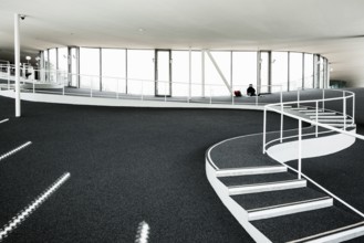 Interior view, Rolex Learning Centre, École polytechnique fédérale de Lausanne, EPFL, Lausanne,