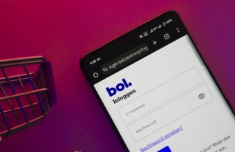 Dhaka, Bangladesh- 23 June 2025: A smartphone displaying the bol website with a shopping cart is