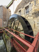 Bischofsmühle mill wheel in Maastricht, the Netherlands