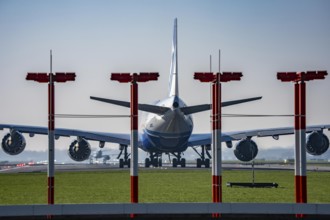 Amsterdam Schiphol Airport, Aalsmeerbaan runway, 18L-36R, Nippon Cargo Boeing 747, Jumbo Jet, plane