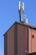 Antenna on a factory building, Giudecca Island, Veneto, Italy