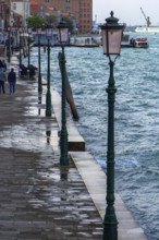 Floods beginning every year on the island of Giudecca, Venice, Venice, Italy