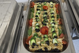 Platter with Lebanese specialties, Bavaria, Germany