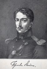 Carl Theodor Körner (born 23 September 1791 in Dresden, died 26 August 1813 in the Rosenow Forest