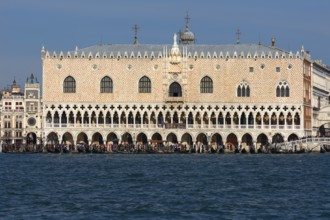Doge's Palace, in front of the Grand Canal, Venice, Veneto, Italy