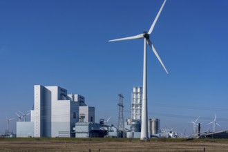 The Eemshaven coal power plant, Eemshavencentrale, operated by RWE Generation, one of the 3 large