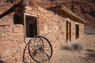 Lee's Ferry, Arizona - Historic buildings at Lee's Ferry on the Colorado River at the north end of