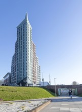 Beckley Point high-rise building, Plymouth, Devon, England, UK Boyes Rees Architects built 2018