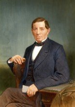 Benito Juárez García, 1806 - 1872, a Mexican statesman and president of Mexico