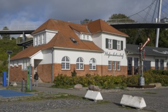 Hafenbahnhof am Stadthafen, Sassnitz, Rügen, island, Baltic Sea, Mecklenburg-Western Pomerania,