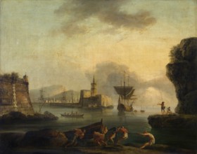 Claude Joseph Vernet (14 August 1714 - 3 December 1789), French painter, here his work, Naples