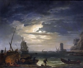 Claude Joseph Vernet (14 August 1714 - 3 December 1789), French painter, here his work, A