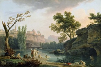 Claude Joseph Vernet (14 August 1714 - 3 December 1789), French painter, here his work, Summer