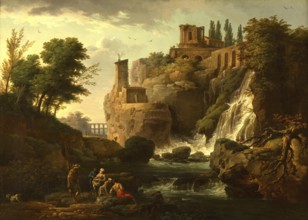 Claude Joseph Vernet (14 August 1714 - 3 December 1789), French painter, here his work, Les