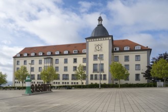 Kurhotel, former sailor's home, Sassnitz font with replica of the lighthouse, Sassnitz, Rügen,