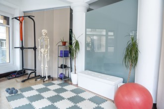 Professional physiotherapy and osteopathy clinic space providing medical recovery, rehabilitation,