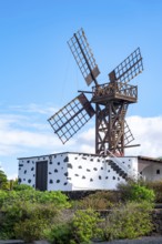 Historic windmill, Teguise, Lanzarote, Canary Islands, Spain