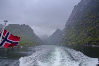 Trollfjord, Lofoten, Nordland, Norway