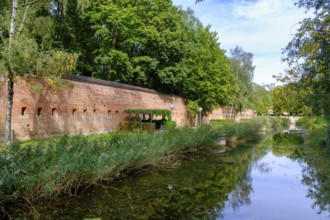 Glacis Park, Stadtpark, Neu-Ulm, Swabia, Bavaria, Germany