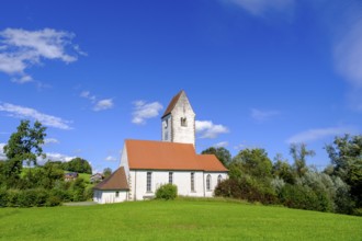 St. Cosmas and Damian Church, Waltenhofen, Oberallgäu, Swabia, Bavaria, Germany
